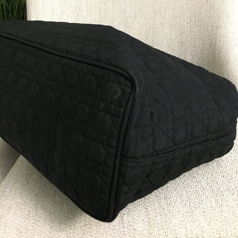 Christian Dior Lady Dior Canage Handbag black canvas - Picture 11 of 16